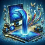 "Person using YouTube video downloader tool on a laptop, showcasing 4K video download process for high-quality content, featured in the Ultimate Guide to YouTube Video Download 4K."